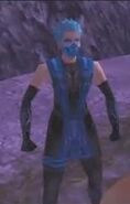 Frost's appearance in MK: Deception's Konquest mode