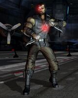 Kano in Mortal Kombat vs DC Universe.