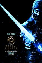 Mortal Kombat 2021 Sub Zero character poster