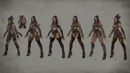 MK Mileena Concept Art 4