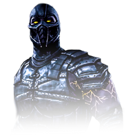 Revenant Smoke in MKX, wearing his Alternate Costume and its facemask.