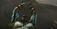 Kotal Kahn as he appears in the official Mortal Kombat X gameplay trailer.