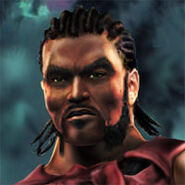 A closer look at Kai's face in MK: Armageddon