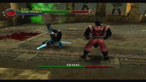 PS2 rom of mortal kombat shaolin monks help why is the health bar like  this? it was fine for the whole 30 mins i was playing before this sorry if  its the