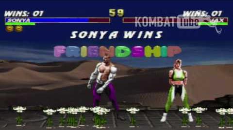 Mortal Kombat 3 - Sonya Friendship