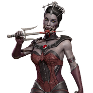 Mileena (Vampiress skin) in Mortal Kombat X (iOS Render)