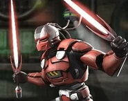 Sektor's Versus render, showing him holding his Pulse Blades in Armageddon.