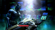 Batman seen in one of the game's loading screen artworks.