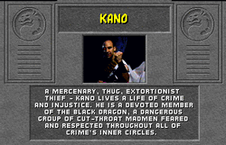 Kano/Gallery, Mortal Kombat Wiki