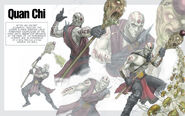 Concept art of the original planned attire for Quan Chi