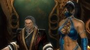 Kitana makes it her objective to kill Liu Kang.