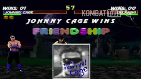 Mortal Kombat Trilogy - Johnny Cage Friendship