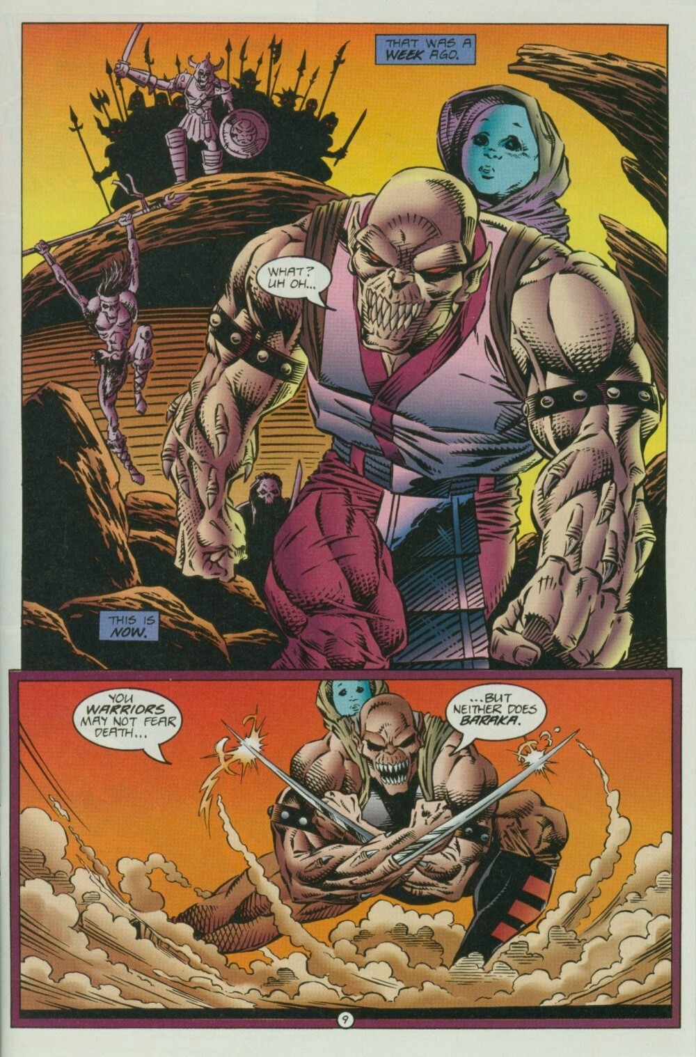 Mortal Kombat Baraka (1995) comic books