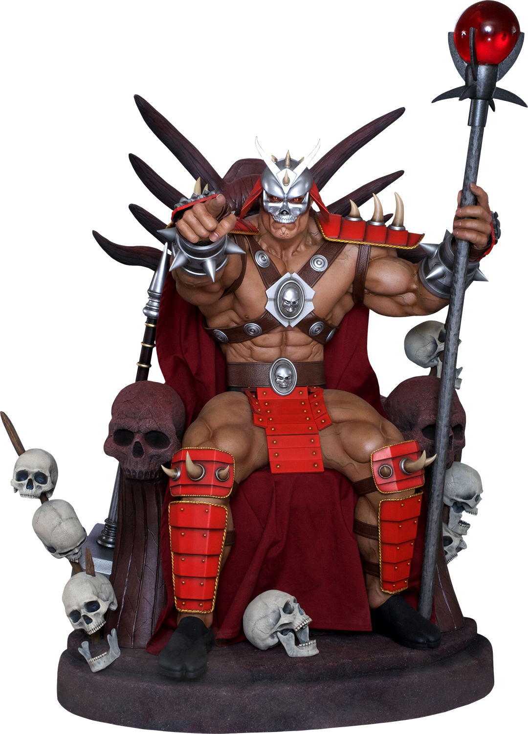 Mortal Kombat Shao Kahn statue  Statue, Character statue, Mortal kombat