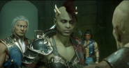 Sheeva speaking with Baraka.