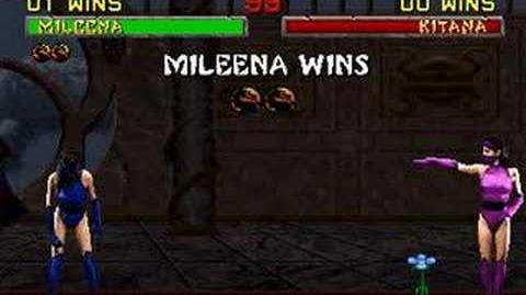 Mortal Kombat II - Mileena fatality 2 on Make a GIF