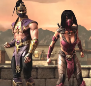 Rain with Mileena.