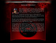 Nightwolf's bio from the MK Armageddon website.