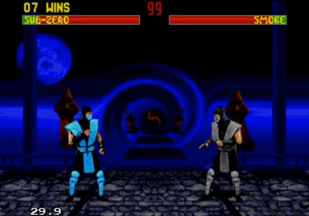 Мортал комбат 2 год. Mortal Kombat 2 Blue Portal. Shadow Priest Mortal Kombat. Muffin Kombat 2 Wiki.