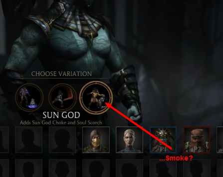 mortal kombat x kotal kahn variations