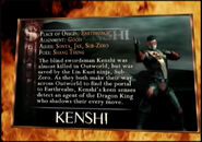 Kenshi's Bio Kard