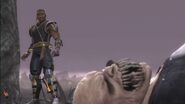 Baraka defeated by Cyrax