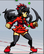 Fukua from Skullgirls Encore with her Ermac color palette.