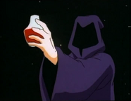 A Shadow Priest holding a formula to revive Shang Tsung in Mortal Kombat: Defenders of the Realm.