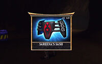 Sareena's Sash in the Konquest Mode of Mortal Kombat: Armageddon