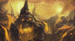 The Netherrealm (also called Hell) in Mortal Kombat (2011).