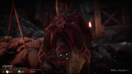 Ermac occasionally falls to his death in the Pit.