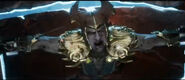 Shinnok, first seen tortured by Raiden