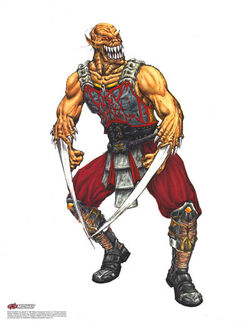 Baraka Mortal Kombat 2 Minifigure (artist rendition)