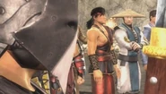 Kung Lao having disguised himself as a masked guard.
