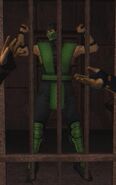 MK2 Reptile appearance in Dark Prison