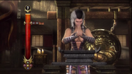 MK 2011's Test Your Might with: Sindel and an Iron box.