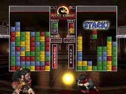 A screenshot of Puzzle Kombat