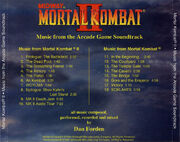 Mortal Kombat II Music from the Arcade Game Soundtrack