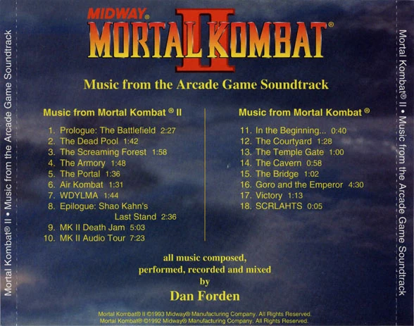 Mortal Kombat II (SAT) - Video Game Music Preservation Foundation Wiki