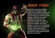 Deadly Alliance Alternate Bio.