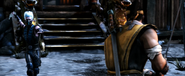 Frost holds an Ice Dagger in MKX.