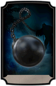 Moloch's Ball and Chain in MK Mobile as an Equipment Card