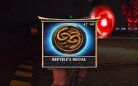 Reptile's Medal in Konquest.