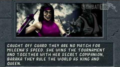 Mortal Kombat 3 (Baraka's Story) - Bio & Ending 