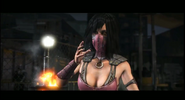 Mileena masked.