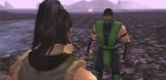 Reptile in Mortal Kombat: Deception Konquest mode