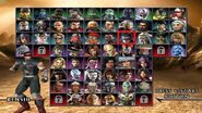 The character select screen.