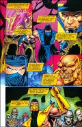 Sub-Zero travels in Outworld to stop Scorpion in the comic Mortal Kombat: Battlewave #5