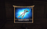 Dairou's Keys in Konquest.