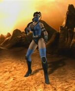 Kitana's alternate costume in Armageddon, and her primary in both Unchained and Deadly Alliance